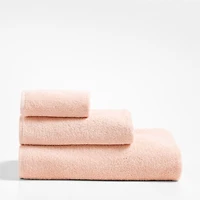 Dorm Turkish Organic Cotton Pale Pink Washcloth