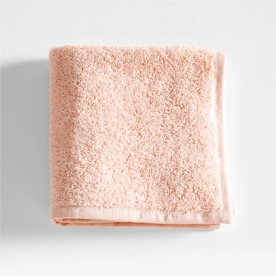 Dorm Turkish Organic Cotton Pale Pink Washcloth