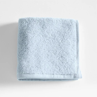Dorm Turkish Organic Cotton Sky Blue Washcloth