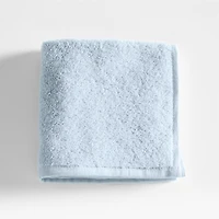 Dorm Turkish Organic Cotton Sky Blue Washcloth