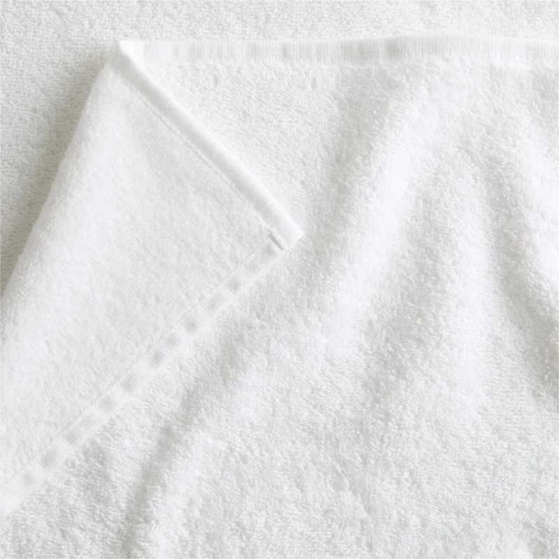 Dorm Turkish Organic Cotton Crisp White Hand Towel