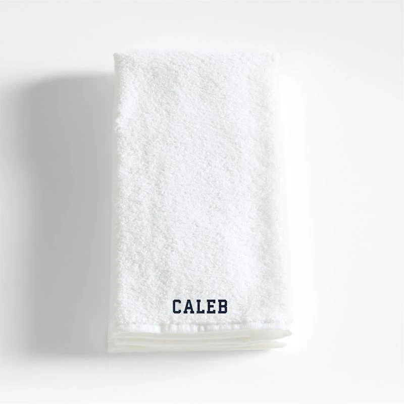 Dorm Turkish Organic Cotton Crisp White Hand Towel