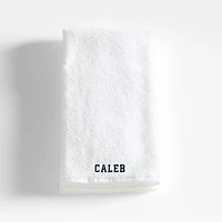 Dorm Turkish Organic Cotton Crisp White Hand Towel