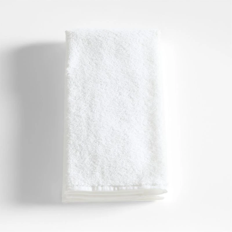 Dorm Turkish Organic Cotton Crisp White Hand Towel