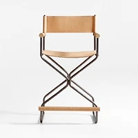 Dorota Leather Counter Stool