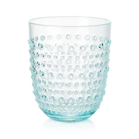Dottie Aqua Acrylic Drink Glass