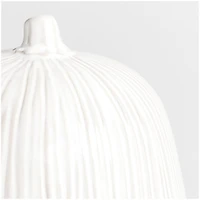 Dover Medium White Ceramic Pumpkin
