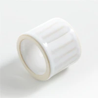 Dover White Stoneware Napkin Ring