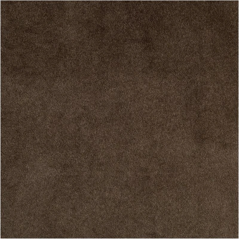 Deep Brown Cotton Velvet Window Curtain Panel 48"x84"
