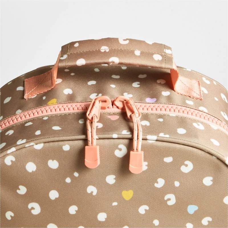 Dreamer Cheetah Charm Medium Kids Backpack with Side Pockets