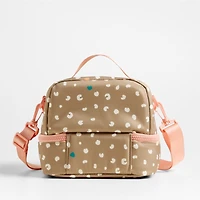 Dreamer Cheetah Charm Dual Compartment Soft Insulated Kids Lunch Box