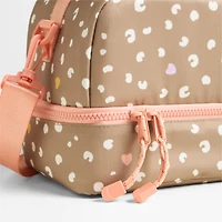 Dreamer Cheetah Charm Dual Compartment Soft Insulated Kids Lunch Box