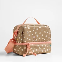 Dreamer Cheetah Charm Dual Compartment Soft Insulated Kids Lunch Box