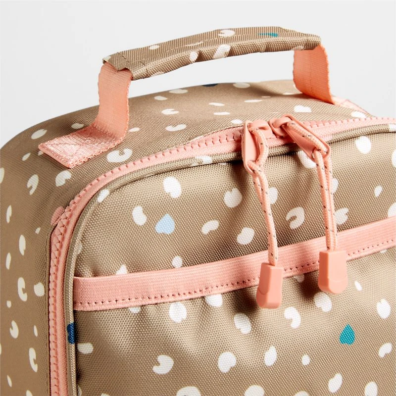 Dreamer Cheetah Charm Standard Soft Insulated Kids Lunch Box