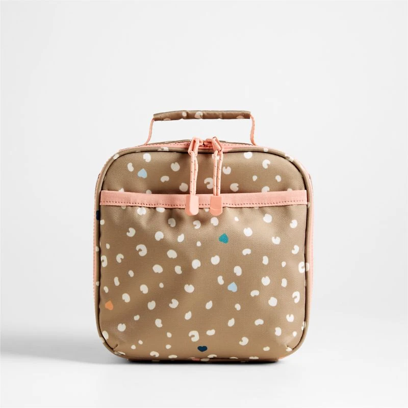 Dreamer Cheetah Charm Standard Soft Insulated Kids Lunch Box