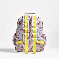 Dreamer Construction Trucks Medium Kids Backpack with Side Pockets
