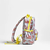 Dreamer Construction Trucks Small Kids Backpack with Side Pockets