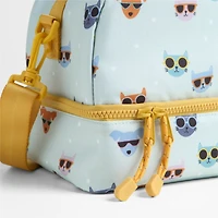 Dreamer Furtastic Friends Dual Compartment Soft Insulated Kids Lunch Box