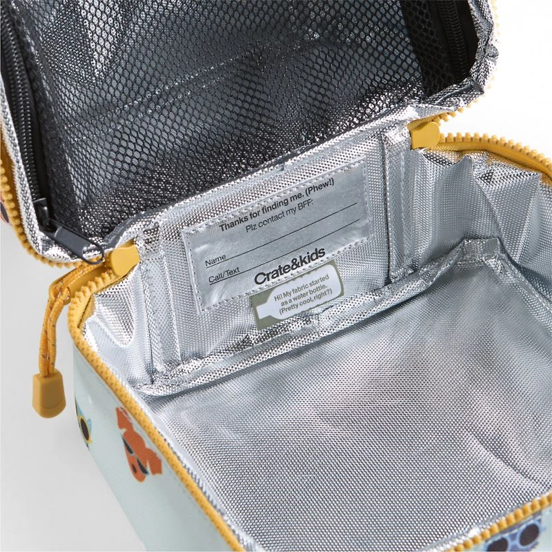 Dreamer Furtastic Friends Dual Compartment Soft Insulated Kids Lunch Box