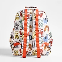 Dreamer Geo Jungle Large Kids Backpack with Side Pockets