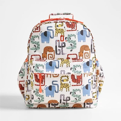 Dreamer Geo Jungle Large Kids Backpack with Side Pockets
