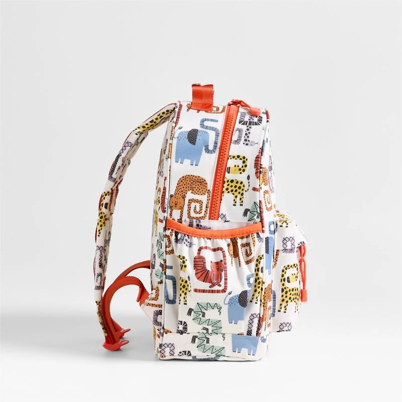 Dreamer Geo Jungle Medium Kids Backpack with Side Pockets