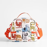 Dreamer Geo Jungle Dual Compartment Soft Insulated Kids Lunch Box