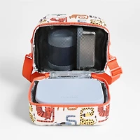 Dreamer Geo Jungle Dual Compartment Soft Insulated Kids Lunch Box