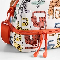 Dreamer Geo Jungle Dual Compartment Soft Insulated Kids Lunch Box