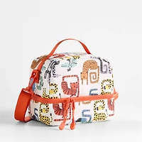 Dreamer Geo Jungle Dual Compartment Soft Insulated Kids Lunch Box