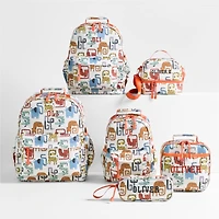 Dreamer Geo Jungle Large Kids Backpack with Side Pockets