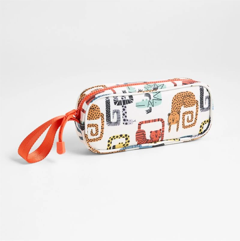 Dreamer Geo Jungle Soft Kids Pencil Case