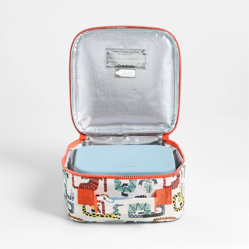 Dreamer Geo Jungle Standard Soft Insulated Kids Lunch Box