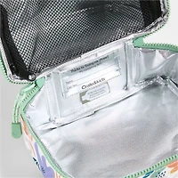 Dreamer Leopard Floral Dual Compartment Soft Insulated Kids Lunch Box