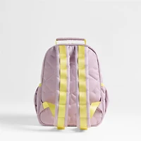 Dreamer Quilted Purple Heart Kids Backpack with Side Pockets