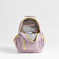 Dreamer Quilted Purple Heart Kids Backpack with Side Pockets