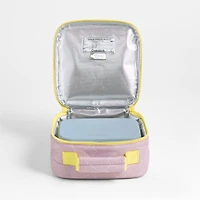 Dreamer Quilted Purple Heart Standard Soft Insulated Kids Lunch Box