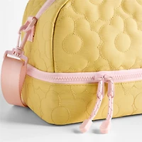 Dreamer Quilted Flower Dual Compartment Soft Insulated Kids Lunch Box