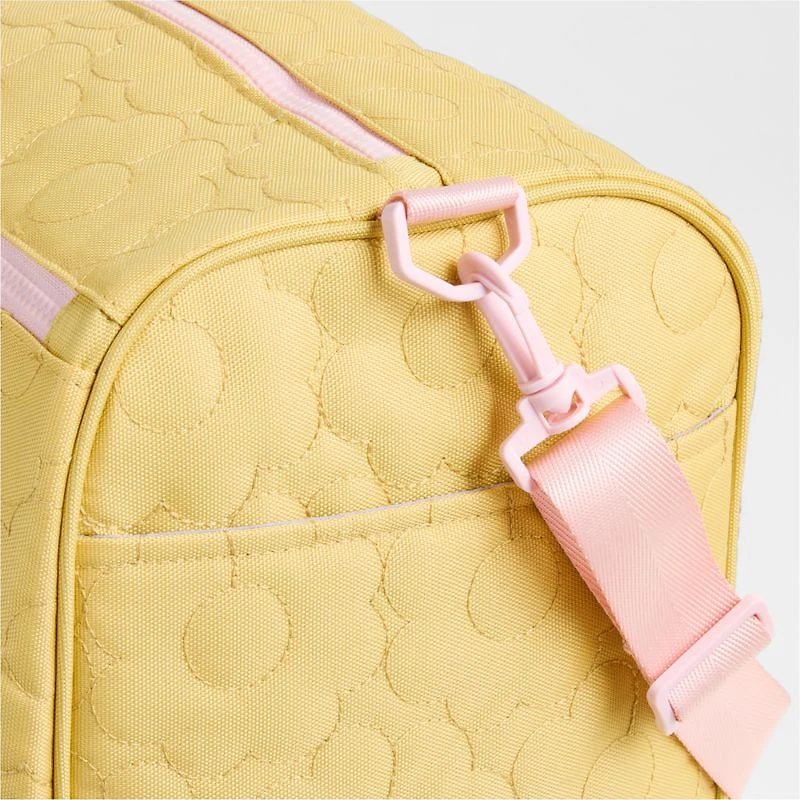 Dreamer Quilted Yellow Flower Kids Duffel Bag
