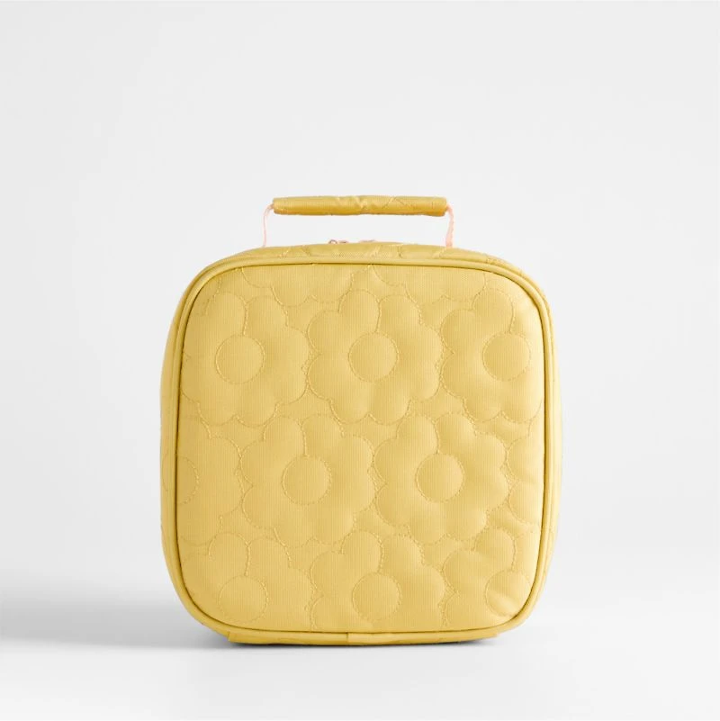 Dreamer Quilted Flower Standard Soft Insulated Kids Lunch Box