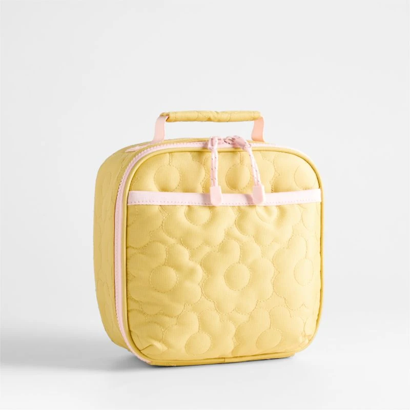 Dreamer Quilted Flower Standard Soft Insulated Kids Lunch Box