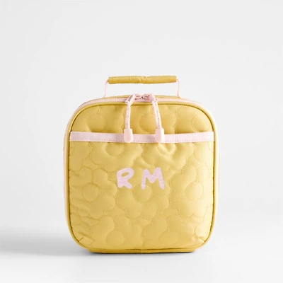 Dreamer Quilted Flower Standard Soft Insulated Kids Lunch Box
