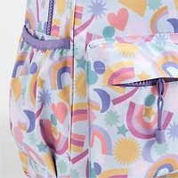 Dreamer Rainbow Dreams Large Kids Backpack with Side Pockets