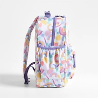 Dreamer Rainbow Dreams Large Kids Backpack with Side Pockets