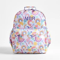 Dreamer Rainbow Dreams Large Kids Backpack with Side Pockets