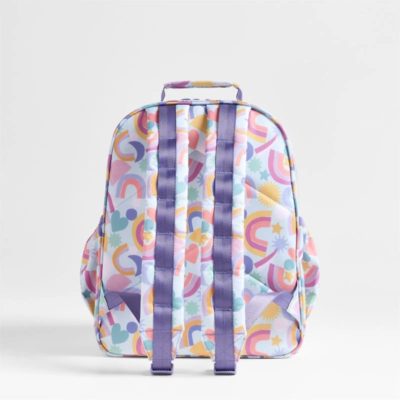 Dreamer Rainbow Dreams Medium Kids Backpack with Side Pockets
