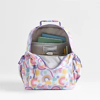 Dreamer Rainbow Dreams Medium Kids Backpack with Side Pockets
