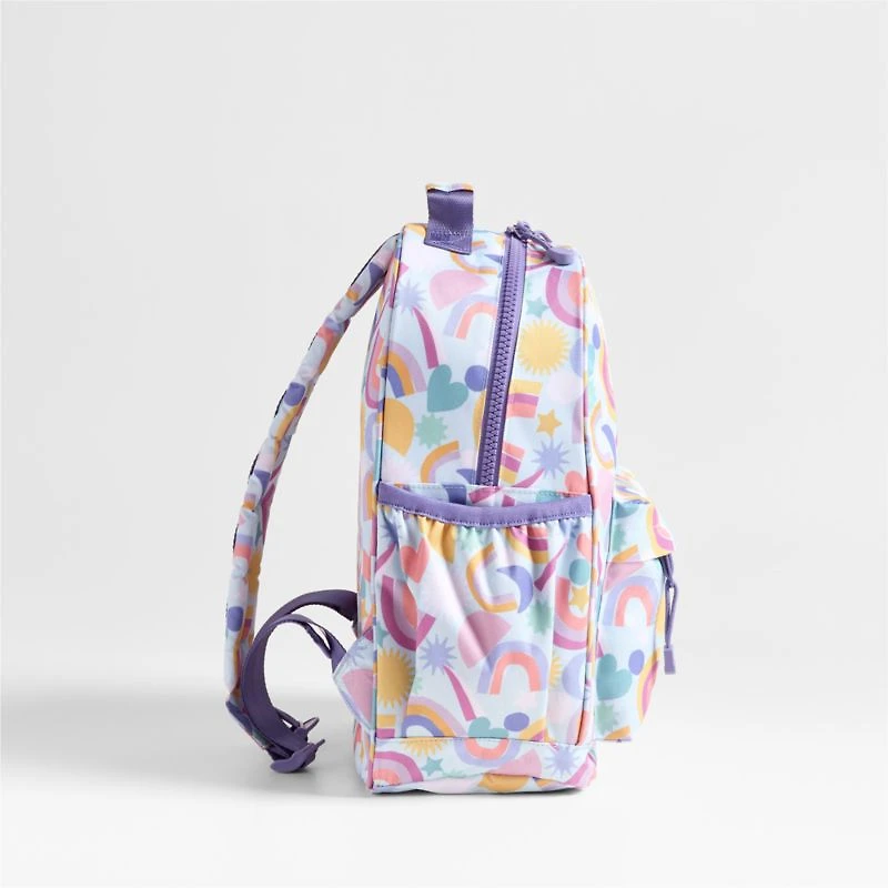 Dreamer Rainbow Dreams Medium Kids Backpack with Side Pockets