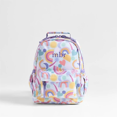 Dreamer Rainbow Dreams Small Kids Backpack with Side Pockets