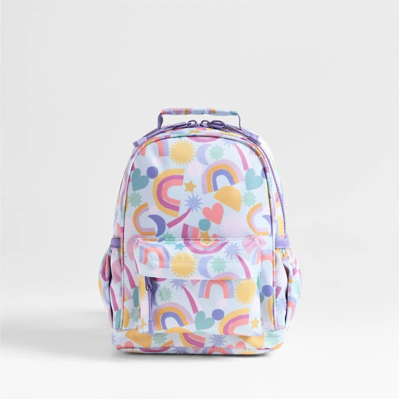 Dreamer Rainbow Dreams Kids Backpack with Side Pockets